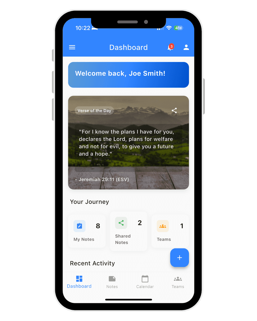 My Prophetic Journal App Demo
