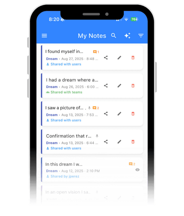 App in action